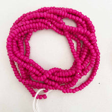 Load image into Gallery viewer, Magenta  50 inch Cotton Tie-On Waistbead
