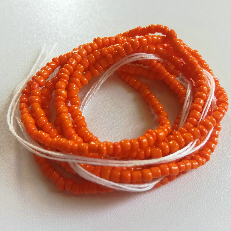 Orange Tie-On Waistbead
