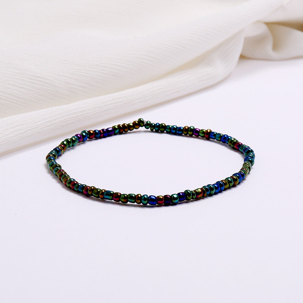 Dark Multicolored Anklet